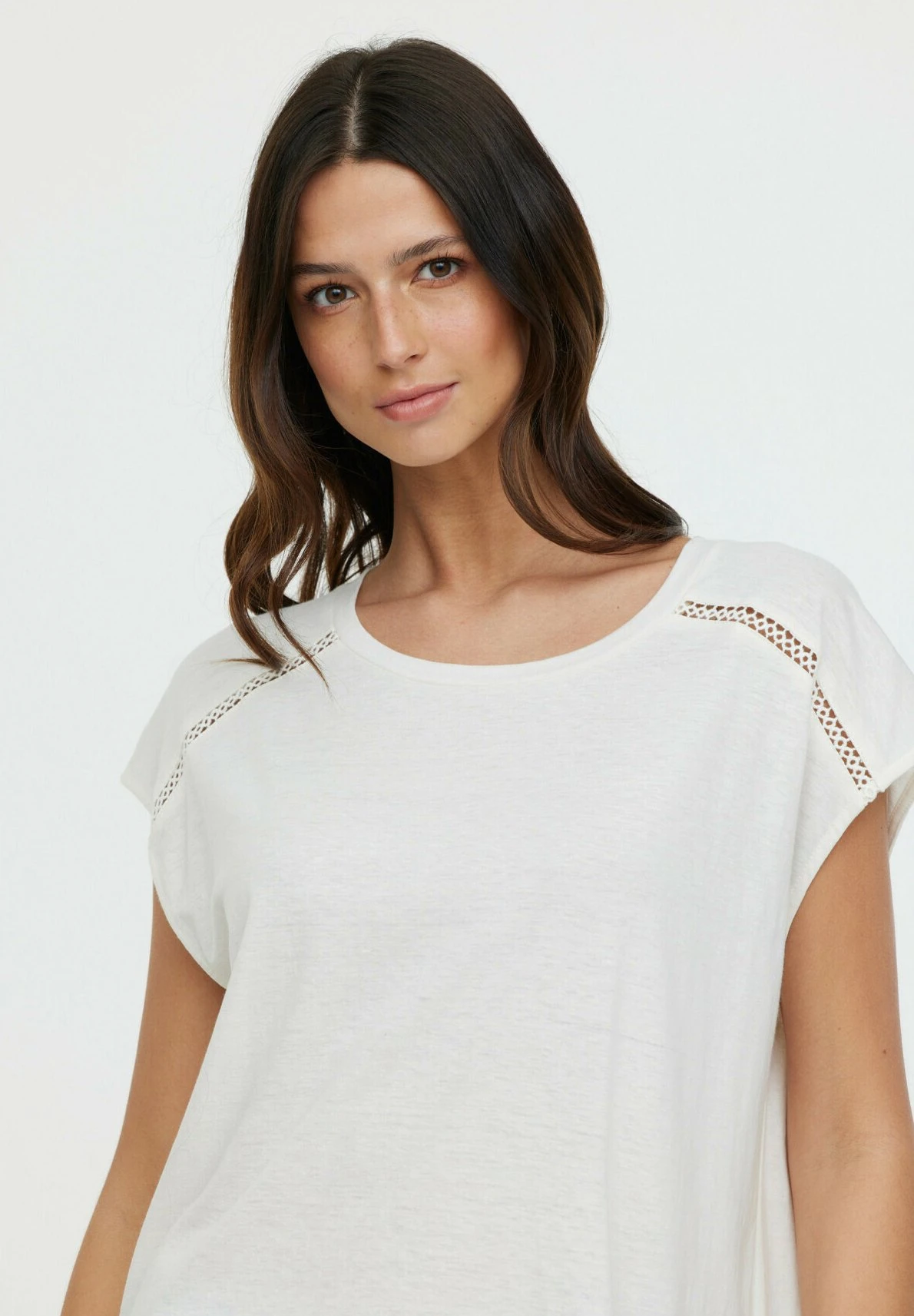 Lee Cooper Aniele Sm - T-Shirt Print - Cream 3 Lee Cooper Aniele Sm - T-Shirt Print - Cream - Afbeelding 3