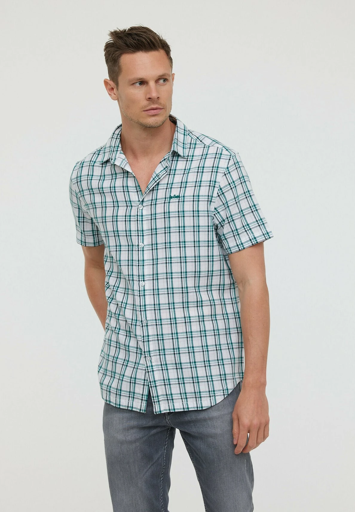 Lee Cooper Daro Mc - Overhemd - Emerald 4 Lee Cooper Daro Mc - Overhemd - Emerald - Afbeelding 4