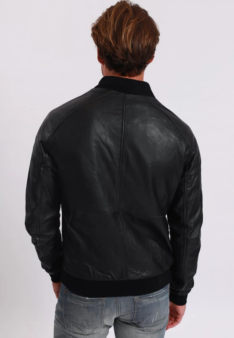 Lee Cooper Boyan - Leren Jas - Black 3 Lee Cooper Boyan - Leren Jas - Black - Afbeelding 3