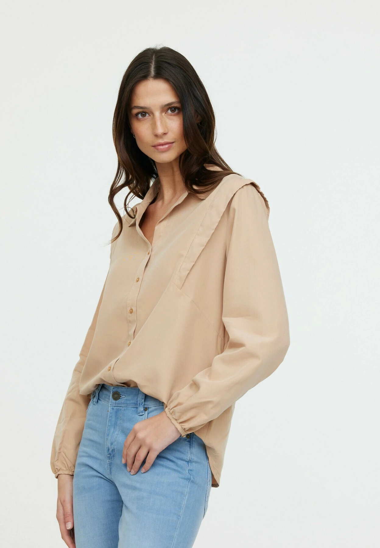 Lee Cooper Dalza Ml - Overhemdblouse - Baby Beige 3 Lee Cooper Dalza Ml - Overhemdblouse - Baby Beige - Afbeelding 3