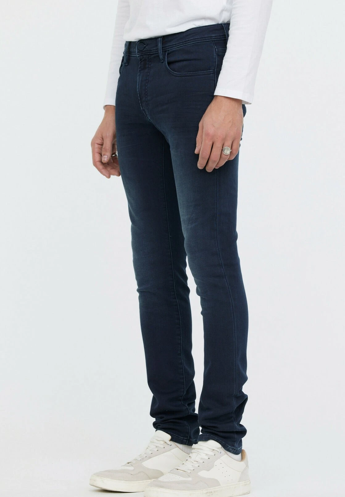 Lee Cooper Slim Fit Jeans - Dark Blue Brushed 4 Lee Cooper Slim Fit Jeans - Dark Blue Brushed - Afbeelding 4