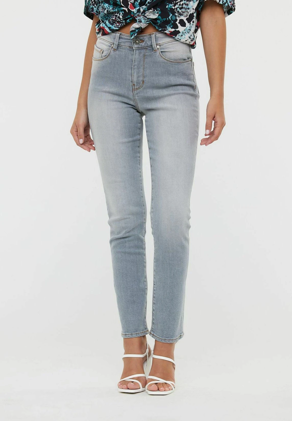 Lee Cooper Lc161 - Slim Fit Jeans - Blue Grey 1 Lee Cooper Lc161 - Slim Fit Jeans - Blue Grey