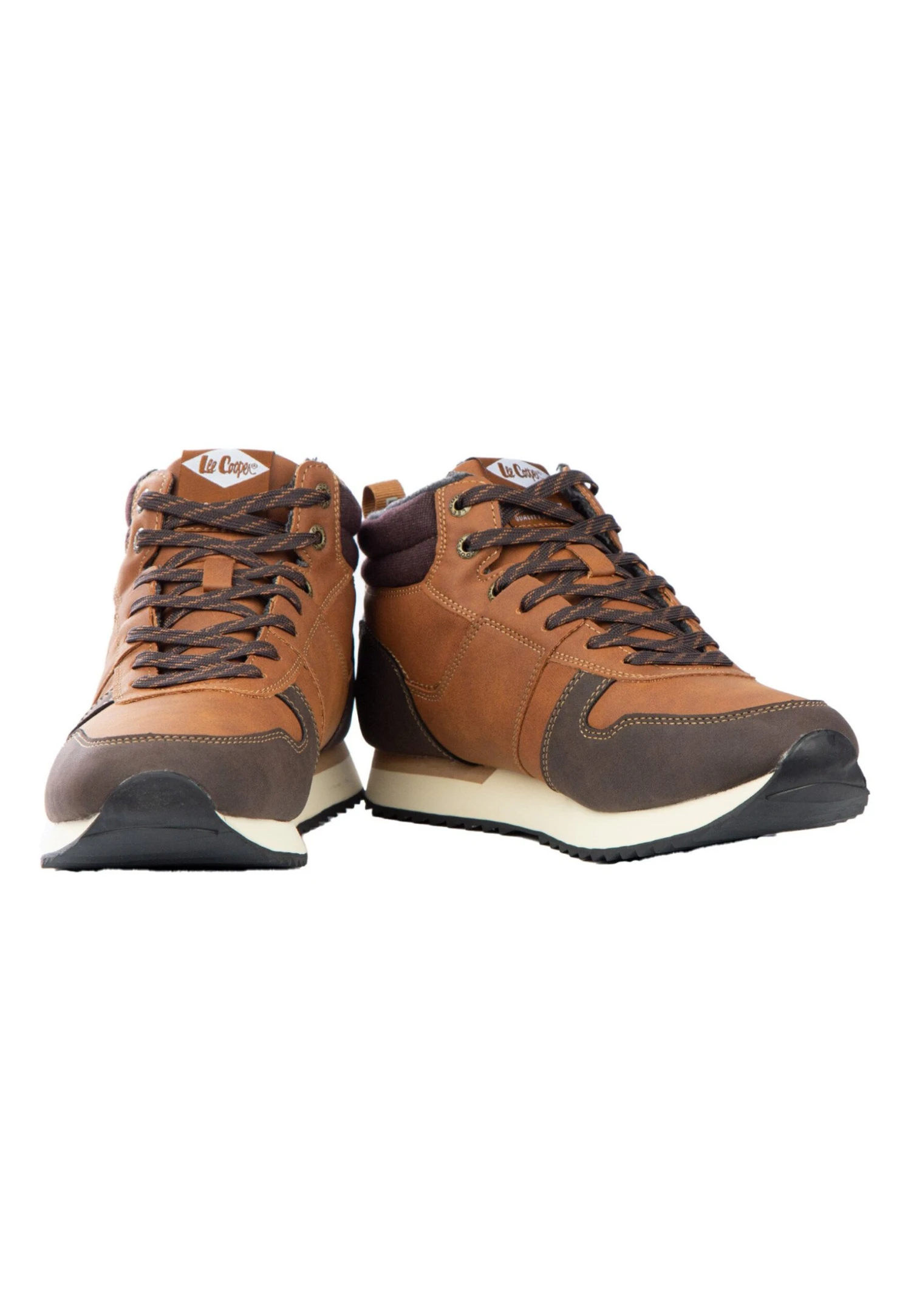 Lee Cooper Sneakers Hoog - Camel 5 Lee Cooper Sneakers Hoog - Camel - Afbeelding 5