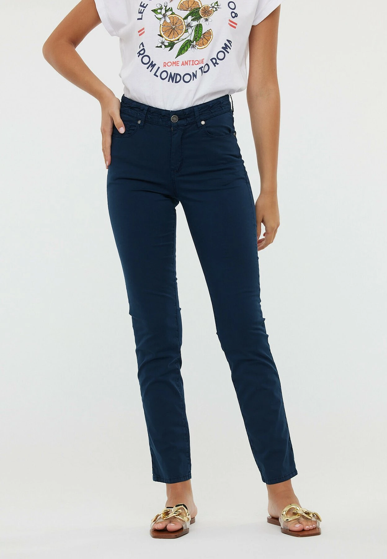 Lee Cooper Straight Leg Jeans - Navy 1 Lee Cooper Straight Leg Jeans - Navy