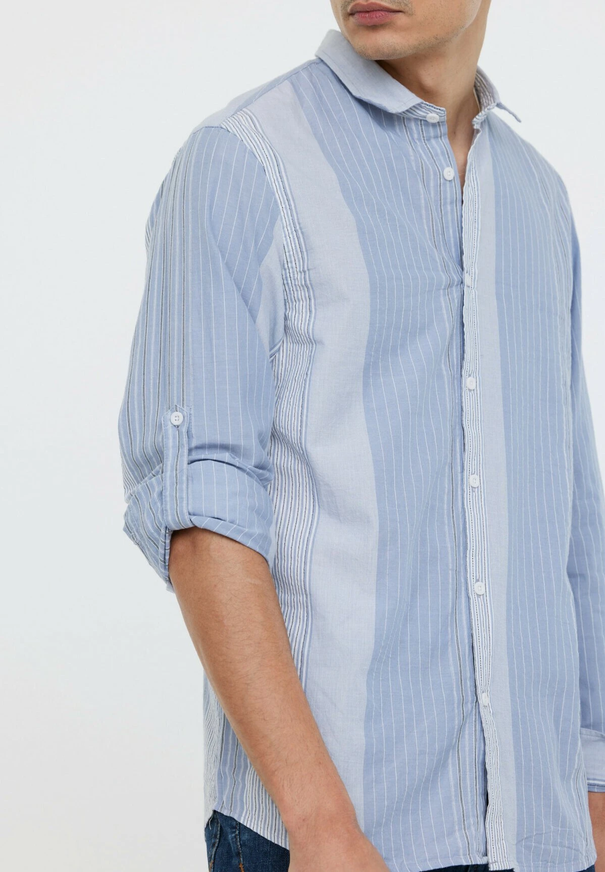 Lee Cooper Dikies M - Overhemd - Sky Blue 3 Lee Cooper Dikies M - Overhemd - Sky Blue - Afbeelding 3